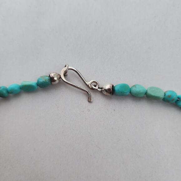 Jay King Choker Necklace 34" Turquoise New Blue Western - Picture 4 of 6